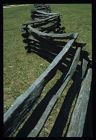 Rail fencing. Color photo. 